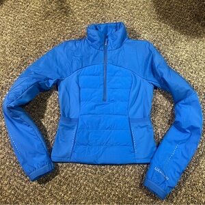 Lululemon Down For It All Cropped Half-Zip Pullover